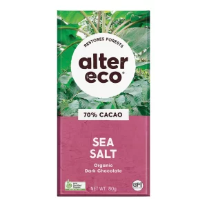 Alter Eco Organic Dark Chocolate - Sea Salt - Image 1